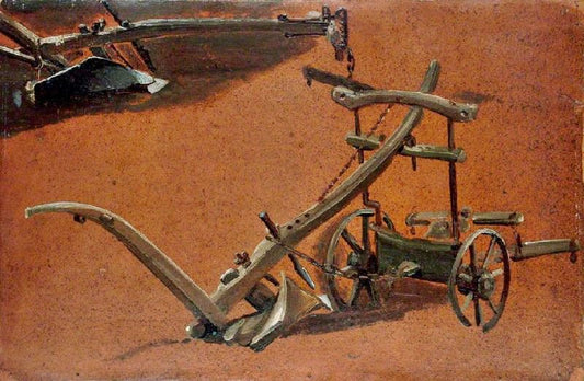 Studies Of Two Ploughs by John Constable