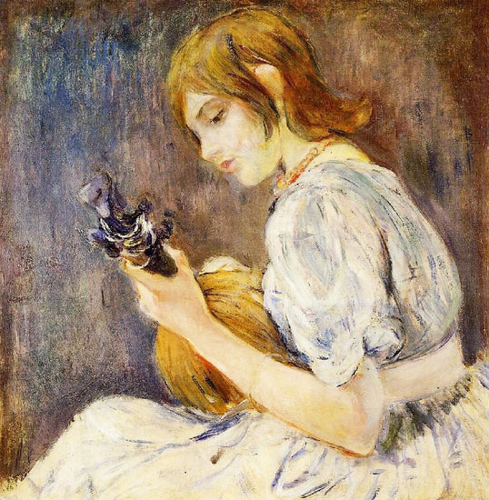 The Mandolin by Berthe Morisot