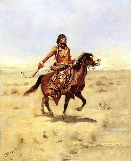 Indian Rider by Charles Marion Russell