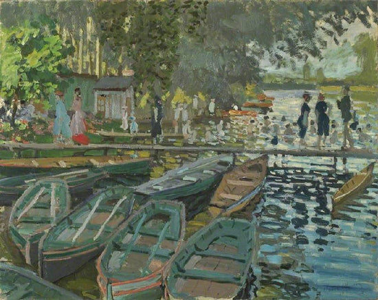 Bathers At La Grenouillere by Claude Oscar Monet