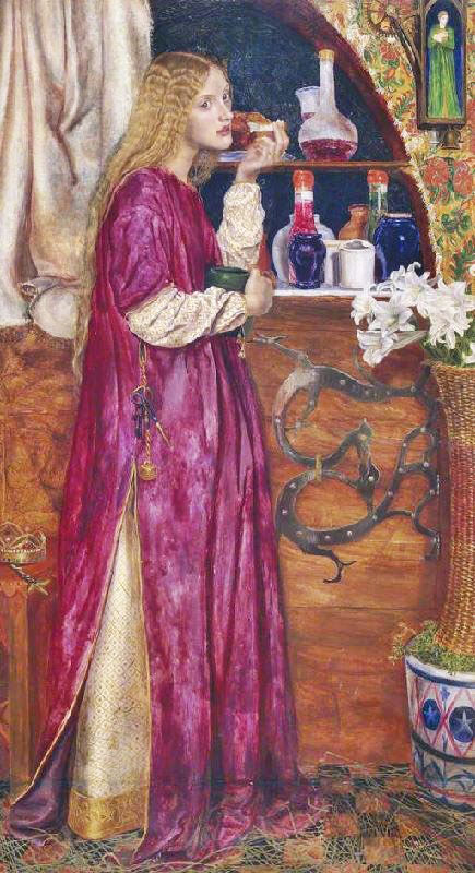 The Queen Was In The Parlour, Eating Bread And Honey by Valentine Cameron Prinsep
