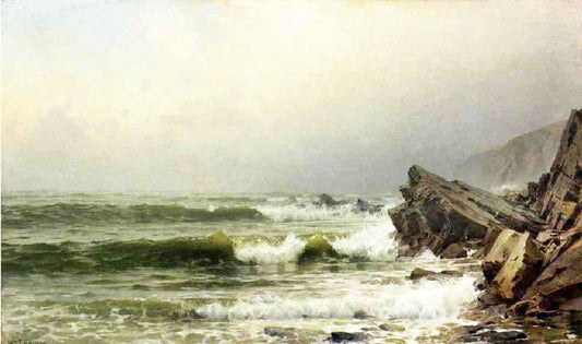 A Misty Morning On The Channel Coast, England by William Trost Richards