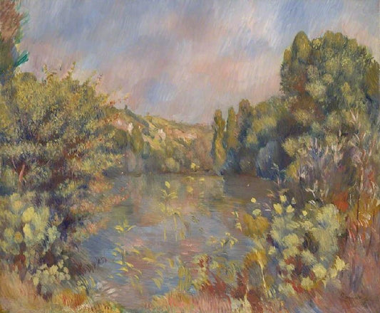 Lakeside Landscape by Pierre Auguste Renoir