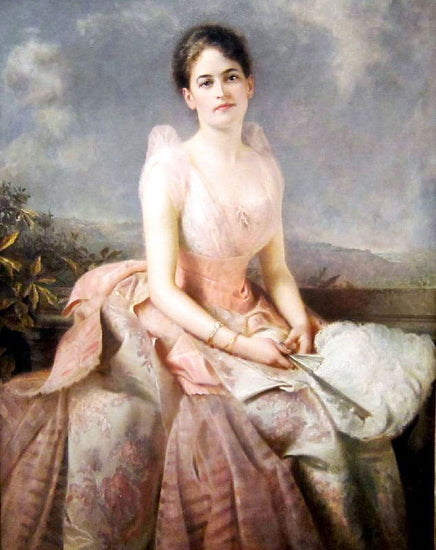 Portrait Of Juliette Gordon Low by Edward Robert Hughes