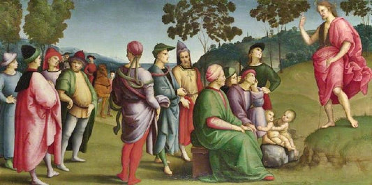 Saint John The Baptist Preaching by Raphael