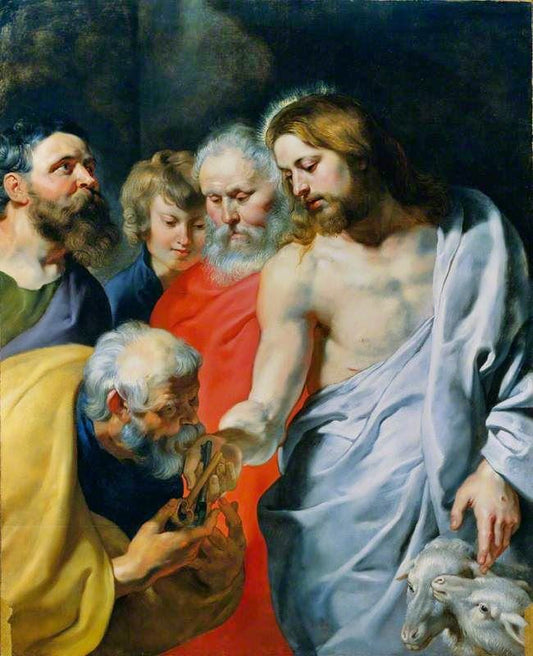 Christ’S Charge To Peter by Peter Paul Rubens