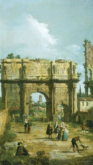 Arch Of Constantine by Canaletto