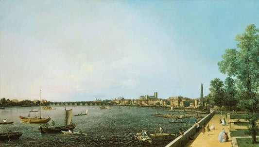 London: The Thames From Somerset House Terrace Towards Westminster by Canaletto