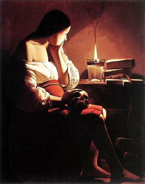Magdalene With The Smoking Flame by Georges de la Tour