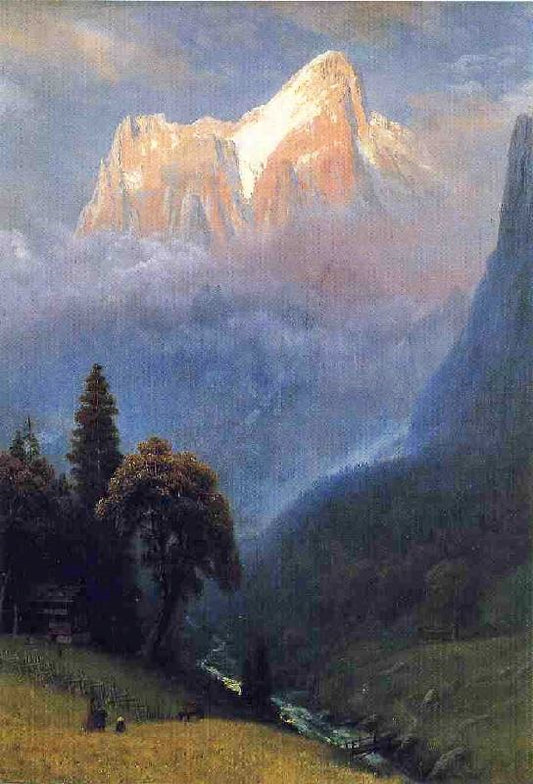 Storm Among The Alps by Albert Bierstadt