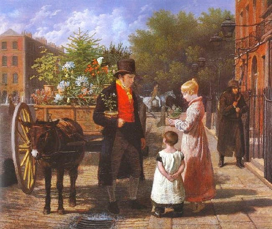 The Flower Seller by Jacques-Laurent Agasse