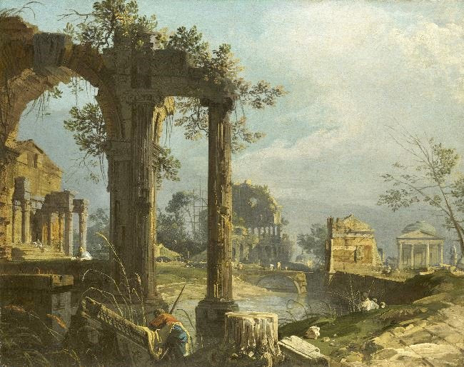 A CAPRICE: VIEW WITH RUINS