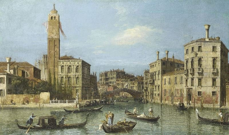 VENICE: S. GEREMIA AND THE ENTRANCE TO THE CANNAREGIO