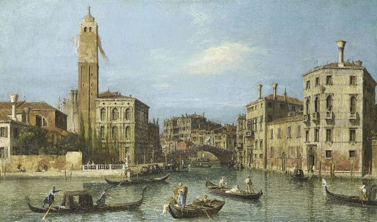 Venice: S. Geremia And The Entrance To The Cannaregio by Canaletto