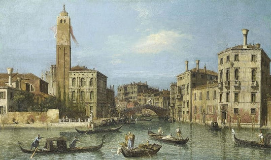 Venice: S. Geremia And The Entrance To The Cannaregio by Canaletto