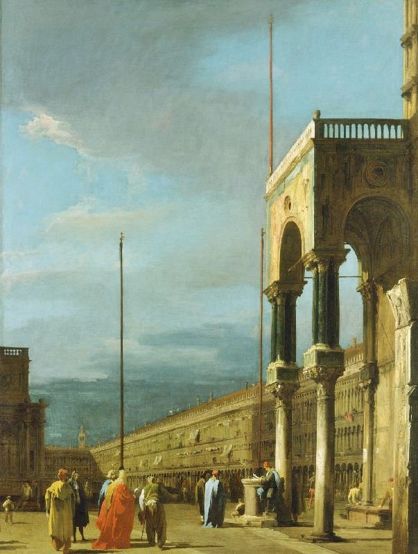 Venice: Piazza San Marco From A Corner Of The Basilica by Canaletto