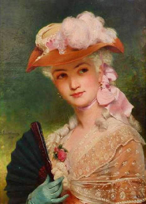 Elegant Lady by Charles Edouard Boutibonne