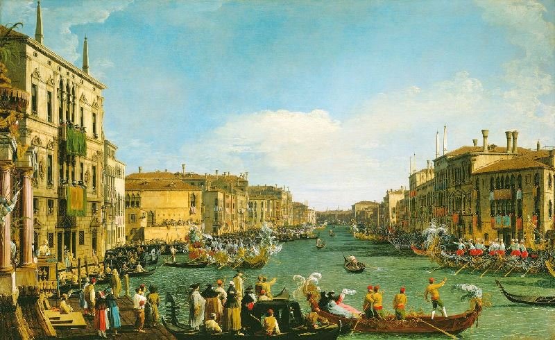 VENICE: A REGATTA ON THE GRAND CANAL 1734