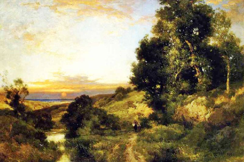 A Late Afternoon In Summer by Thomas Moran