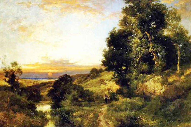 A Late Afternoon In Summer by Thomas Moran