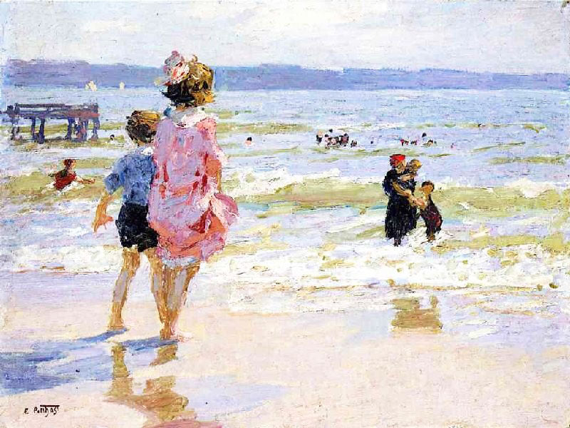 At The Seashore by Edward Potthast