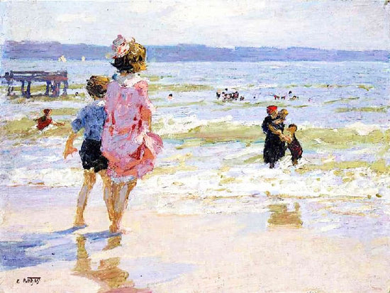 At The Seashore by Edward Potthast
