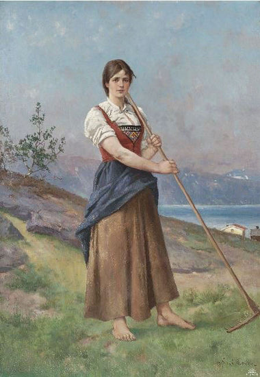 The Farm Girl by Axel Hjalmar Ender