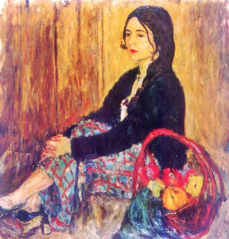 Portrait Of Lucy by Abraham A. Manievich