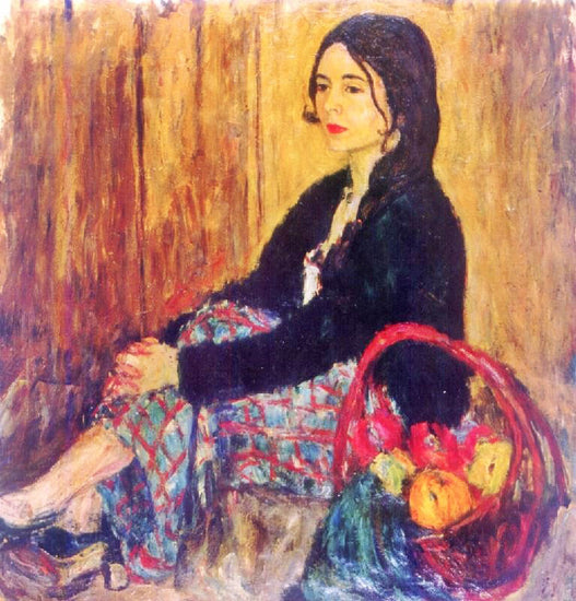 Portrait Of Lucy by Abraham A. Manievich