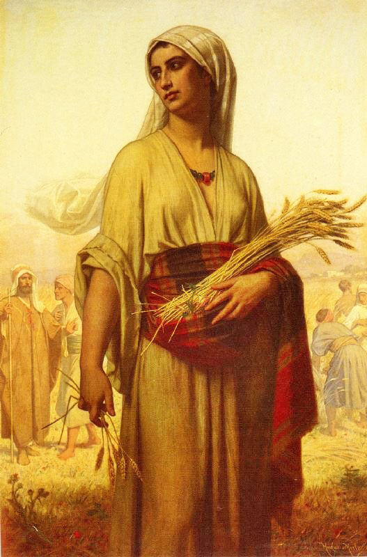 Ruth In The Fields by Hugues Merle