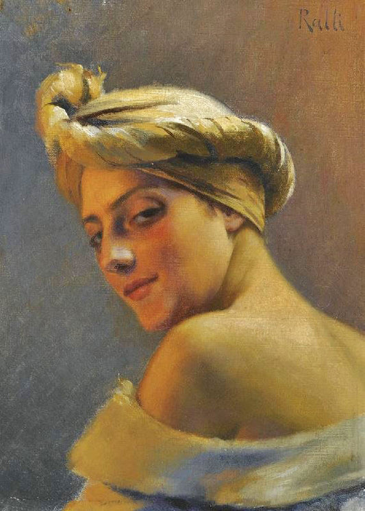 Girl With Turban by Theodoros Ralli