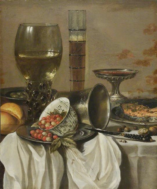 Still Life With Drinking Vessels by Pieter Claesz