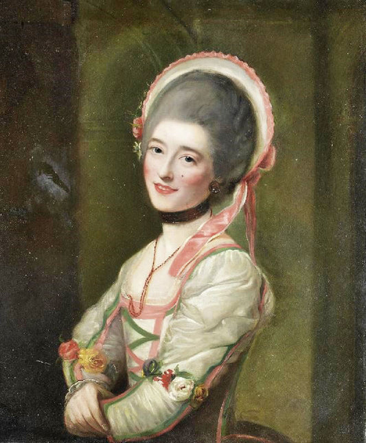 Portrait Of La Signora Anna Zamperini In The Character Of Cecchina In La Buona Figliuola by Nathaniel Hone R.A.