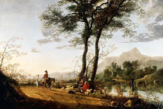 A Road Near A River by Aelbert Cuyp
