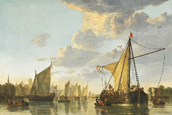 The Maas At Dordrecht by Aelbert Cuyp