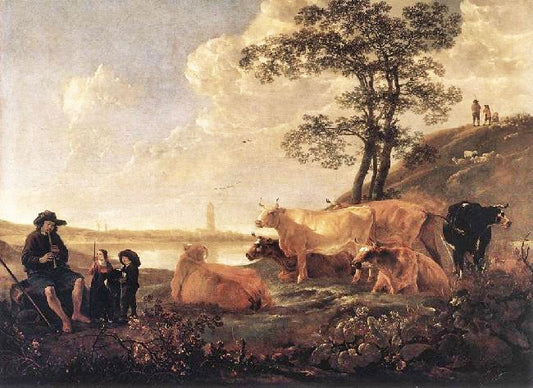 Landscape Near Rhenen by Aelbert Cuyp