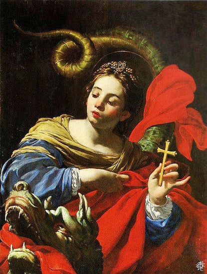 Saint Margaret by Simon Vouet