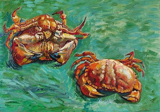 Two Crabs by Vincent van Gogh