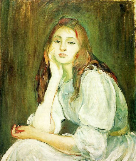Julie Daydreaming by Berthe Morisot