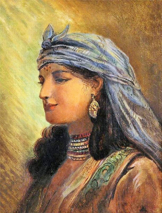 Nubian Girl by Egron Sillif Lundgren