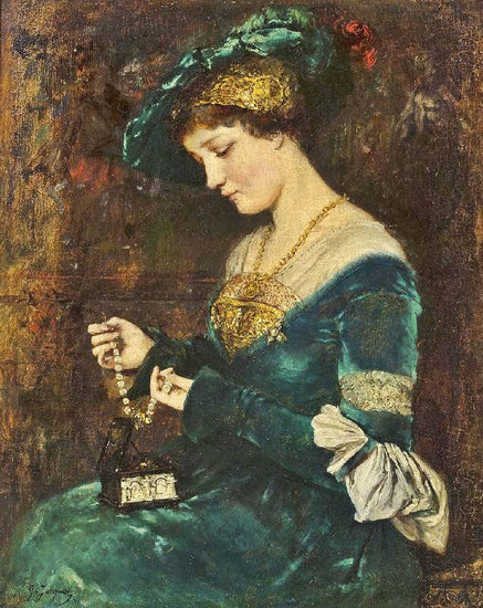 The Jewelry Box by Gustave Jean Jacquet