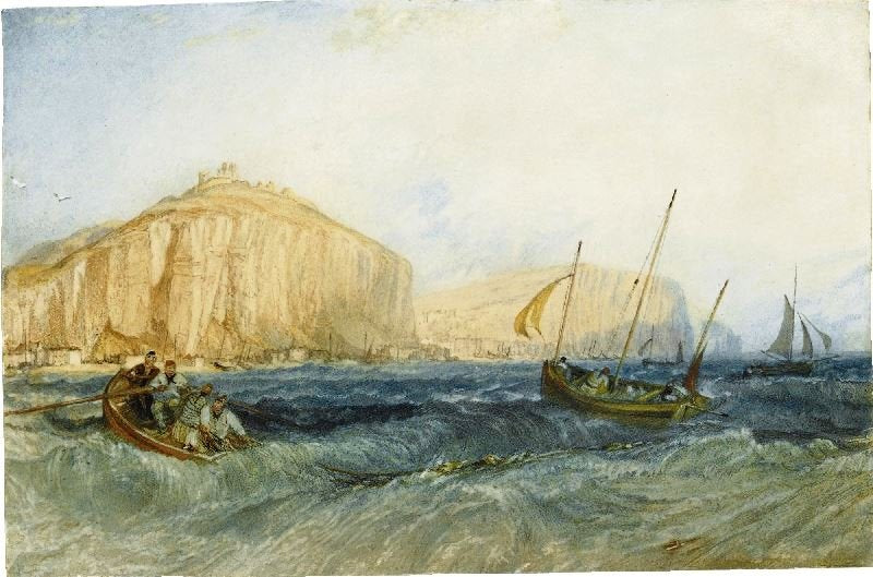 Fishing Boat Off Hastings by Joseph Turner