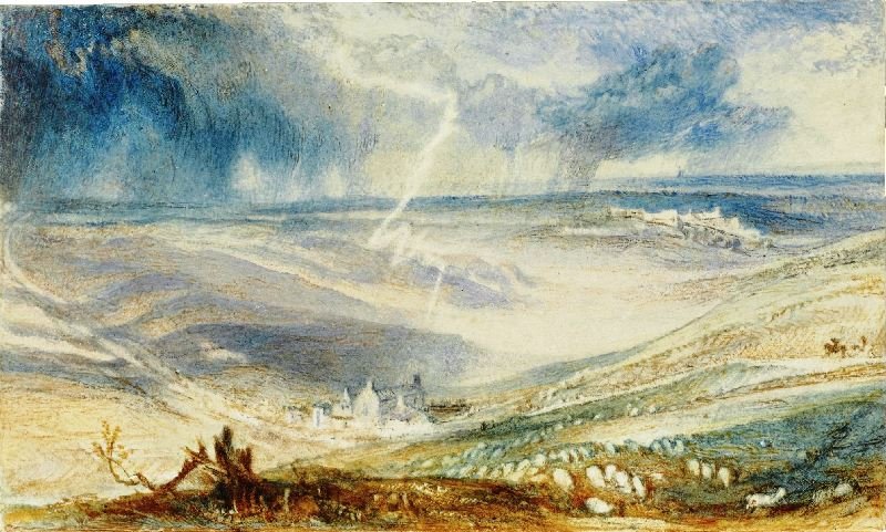 The Field Of Waterloo, From The Picton Tree by Joseph Turner
