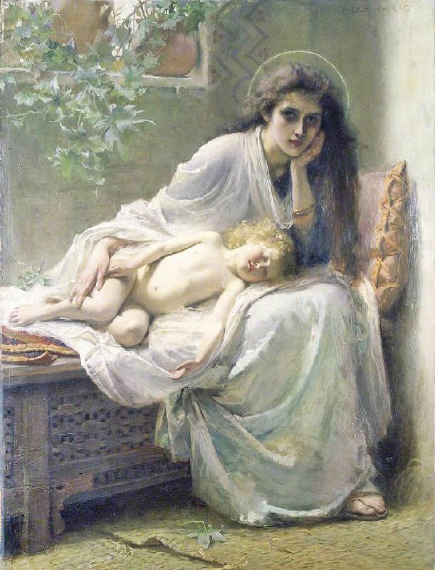 But Mary Kept All These Things And Pondered Them In Her Heart by Alice Mary Havers