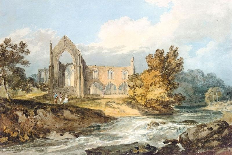 Bolton Abbey, Yorkshire by Joseph Turner