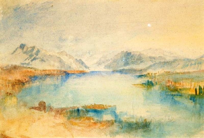 The Rigi, Lake Lucerne by Joseph Turner