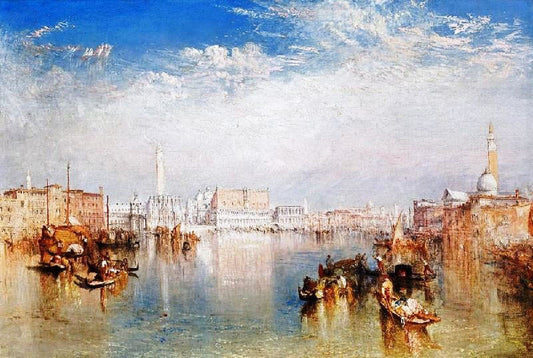 Venice, The Ducal Palace, Dogana, And Part Of San Giorgio by Joseph Turner