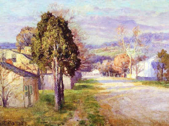 Brookville, A Street by Theodore Clement Steele