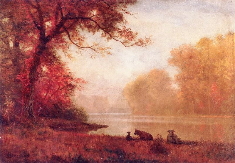 Passaic River by Albert Bierstadt