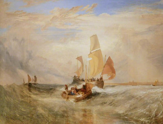 Now For The Painter’ (Rope) - Passengers Going On Board by Joseph Turner